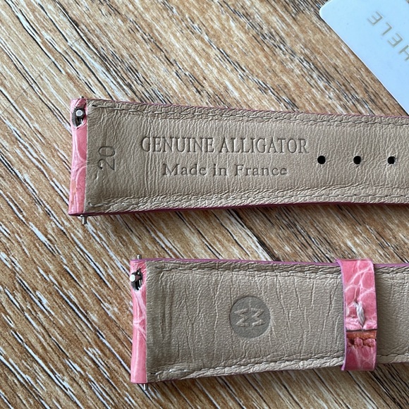 Michele 20 mm Genuine Alligator Watch Band NWT - Picture 6 of 8